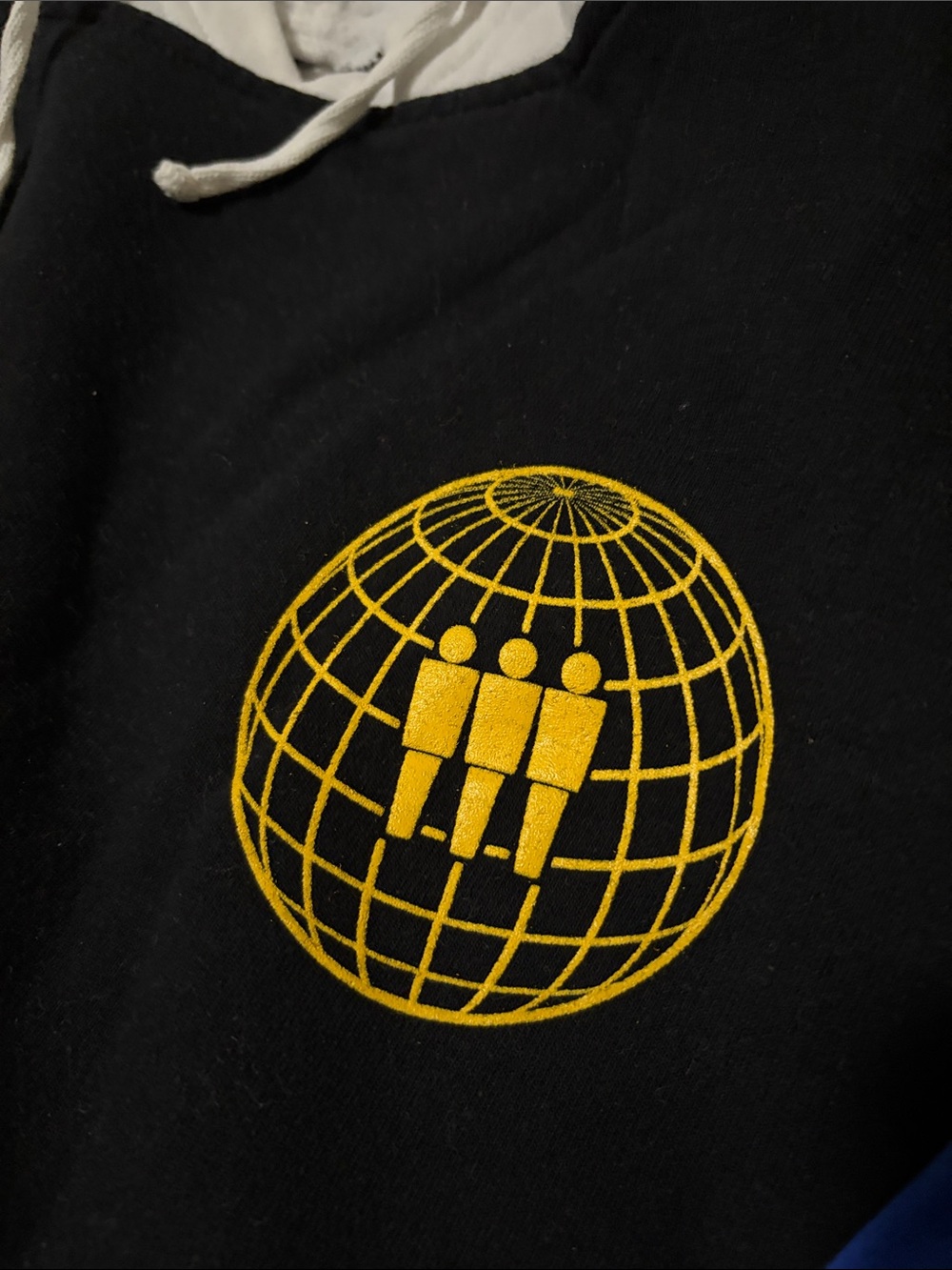Third Man Records Color-Block Men's Hoodie with Hood and Kangaroo Pocket - Picture 3 of 6